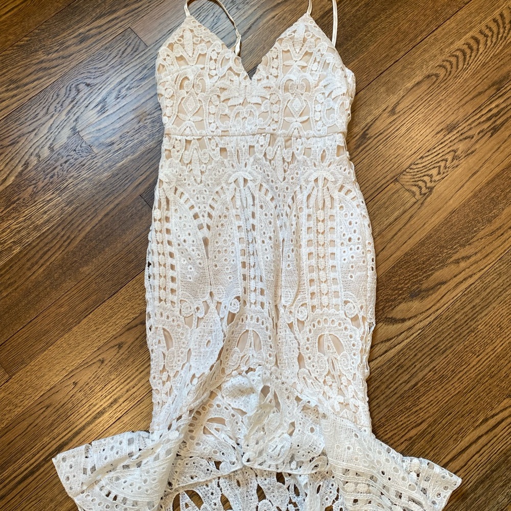 Ivory mermaid dress